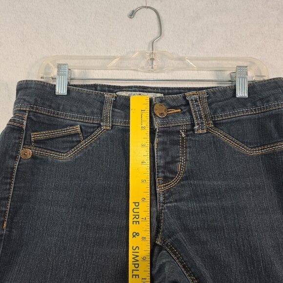 Jolt Low Rise skinny  Jeans Vintage Y2K 90s Size 7 Blue Dark Wash Pockets - Picture 9 of 11